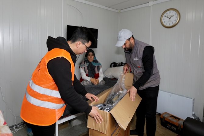 Gaziantep Büyükşehir Belediyesinden depremzedelere 5 bin 100 medikal malzeme desteği