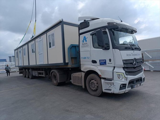 Karabük'te toplanan yardımlarla Hatay'da 150 konteynerlik mahalle kuruluyor