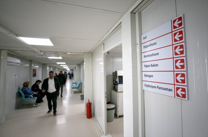 Hatay'da kurulan Kocaeli Hastanesi 12 bin 500 afetzedenin yarasını sardı