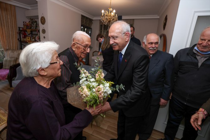 CHP Genel Başkanı Kılıçdaroğlu'ndan eski milletvekili Ömer Necati Cengiz'e ziyaret