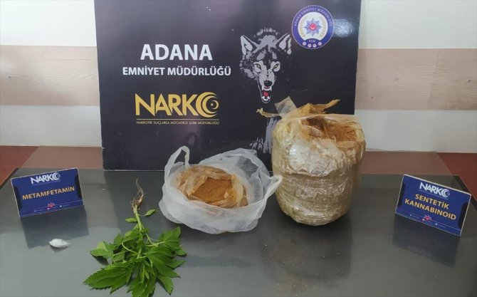 Adana'da uyuşturucu operasyonunda yakalanan 2 zanlı tutuklandı
