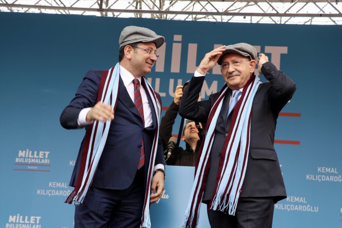 Cumhurbaşkanı adayı Kılıçdaroğlu, Trabzon'da konuştu:
