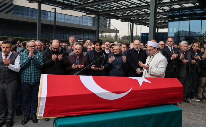 Gazeteci Şaban Arslan için İstanbul'da cenaze töreni düzenlendi