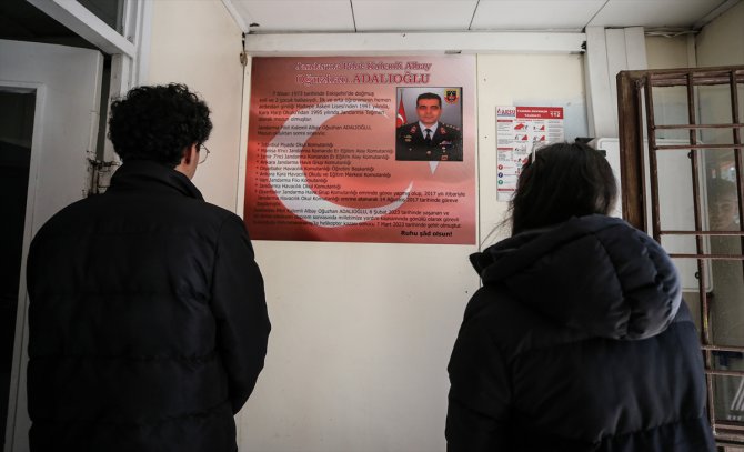 Şehit Albay Adalıoğlu'nun ismi Kahramanmaraş'ta konteyner kentteki okulda yaşatılıyor