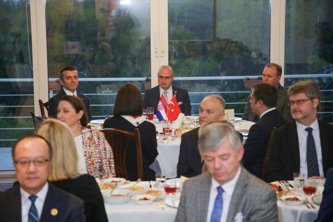Zagreb Büyükelçisi Kıran, Hırvatistan Dış ve Avrupa İşleri Bakanı Grlic Radman'ı iftarda ağırladı