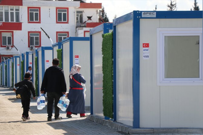 Kahramanmaraş'ta "Baykar Konteyner Kent"te 90 konteyner daha afetzedelere teslim edildi