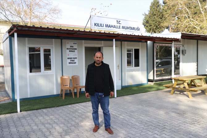 Türkoğlu'nda afetzede esnaf konteyner çarşılarda hizmet vermeye başladı