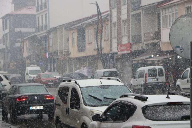 Bingöl'de kar yağışı etkili oldu