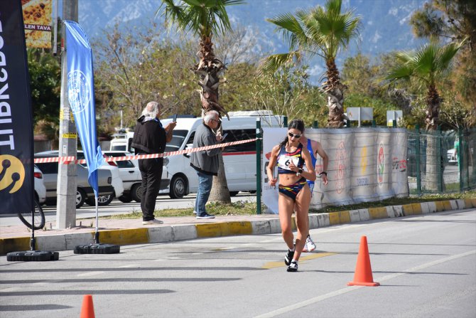 22. Balkan Yürüyüş Şampiyonası Antalya'da başladı