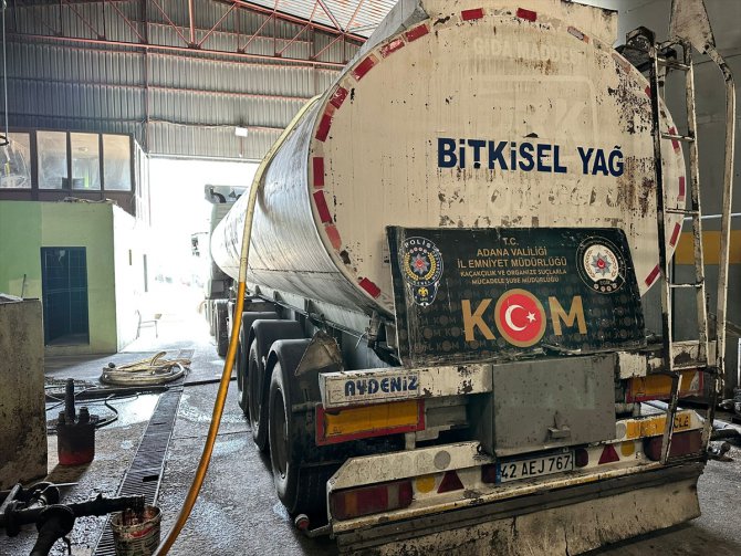 Adana'da 258 bin 350 litre kaçak akaryakıt ele geçirildi
