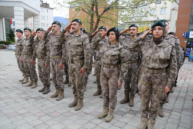 Karadeniz'deki 6 ilde Türk Polis Teşkilatının 178. kuruluş yıl dönümü kutlandı