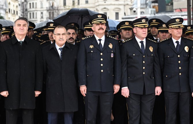 Türk Polis Teşkilatının kuruluşunun 178. yıl dönümü Taksim'de kutlandı