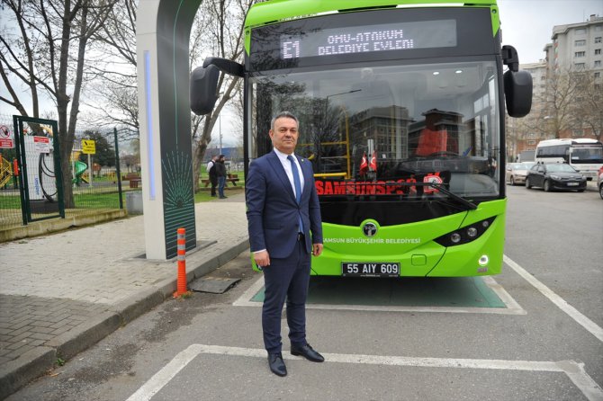 Samsun'da elektrikli otobüsler 7 ayda 700 bin yolcu taşındı