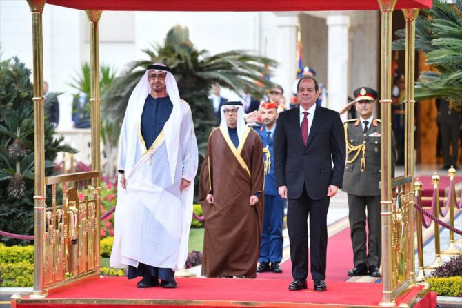 Mısır Cumhurbaşkanı Sisi, BAE Devlet Başkanı bin Zayid ile iş birliğini görüştü