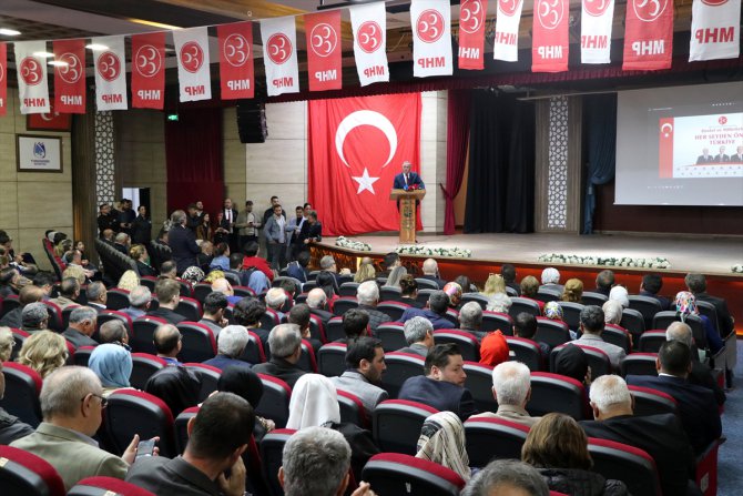 MHP Grup Başkanvekili Akçay, partisinin milletvekili aday tanıtım toplantısında konuştu: