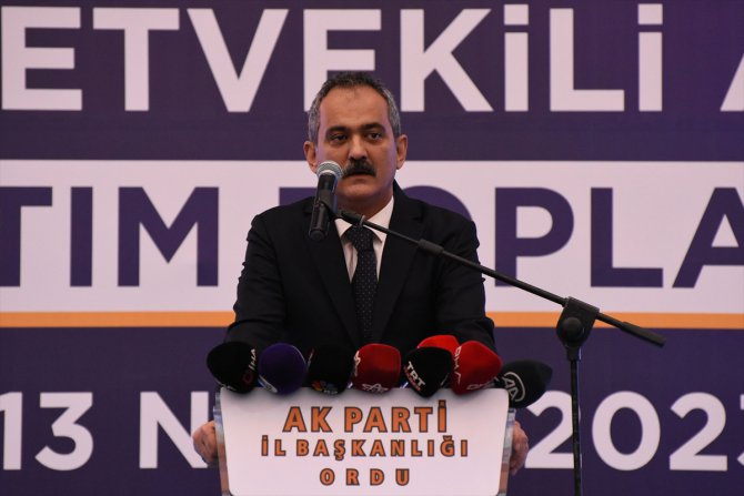Milli Eğitim Bakanı Özer, AK Parti Ordu Milletvekili Aday Tanıtım Toplantısı'nda konuştu: