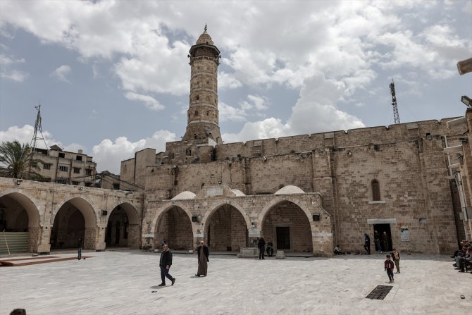Gazze'deki önemli tarihi eserlerden Ömeri Camisi farklı kültürlerin izlerini taşıyor