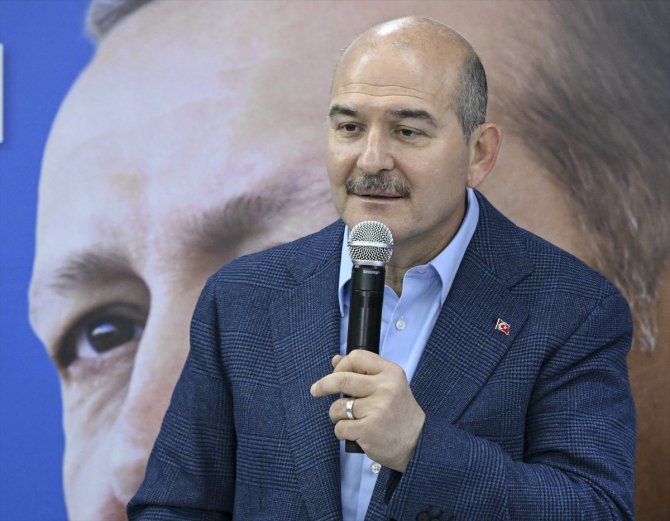 İçişleri Bakanı Soylu, AK Parti Şişli İlçe Başkanlığını ziyaretinde konuştu:
