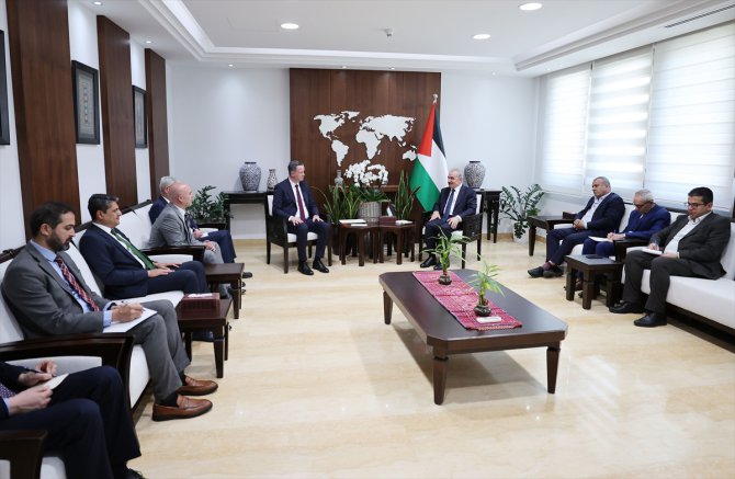 Filistin Başbakanı Iştiyye ve TİKA Başkanı Kayalar'dan "işbirliğini güçlendirme" görüşmesi