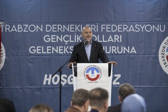 İçişleri Bakanı Soylu, Trabzon Dernekleri Federasyonunun sahur programında konuştu: