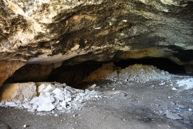 Kızılin Kanyonu'ndaki mağaraların bir kısmı depremlerde hasar gördü
