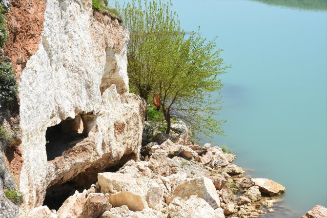 Kızılin Kanyonu'ndaki mağaraların bir kısmı depremlerde hasar gördü