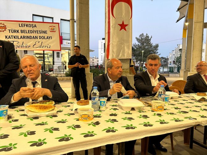 KKTC'de Türkiye'den gelen depremzedeler için iftar verildi