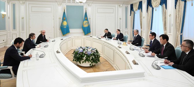 UAEA Direktörü Grossi, Kazakistan Cumhurbaşkanı Tokayev'le görüştü