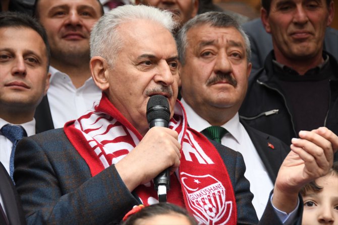 AK Parti Genel Başkanvekili Binali Yıldırım, Gümüşhane'de konuştu: