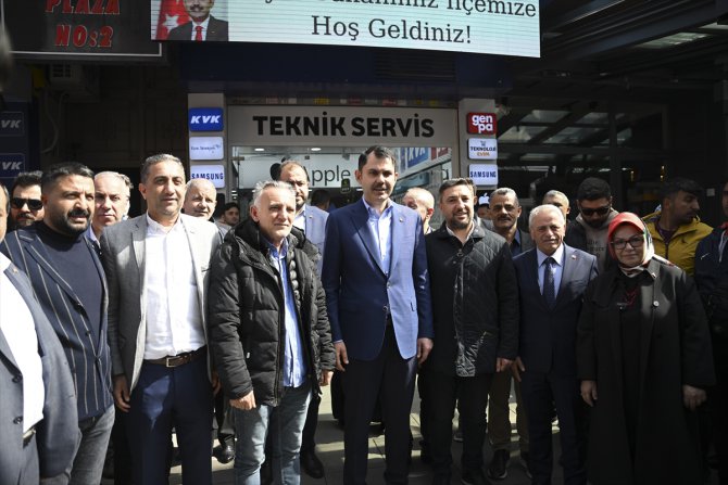 Bakan Murat Kurum, Sancaktepe'de vatandaşlara hitap etti: