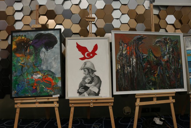 Kosova'da Türkiye'deki depremzedeler için "Umut için Sanat" bağış kampanyası düzenlendi