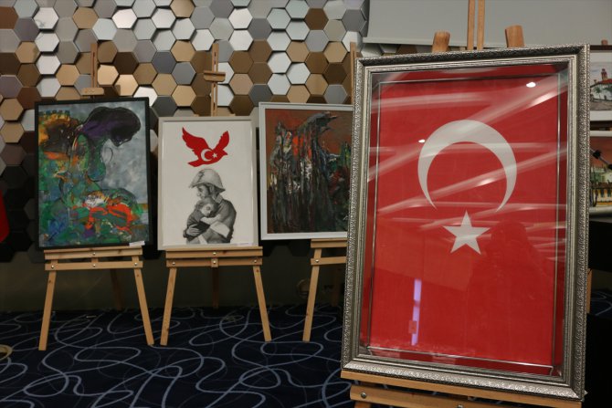 Kosova'da Türkiye'deki depremzedeler için "Umut için Sanat" bağış kampanyası düzenlendi