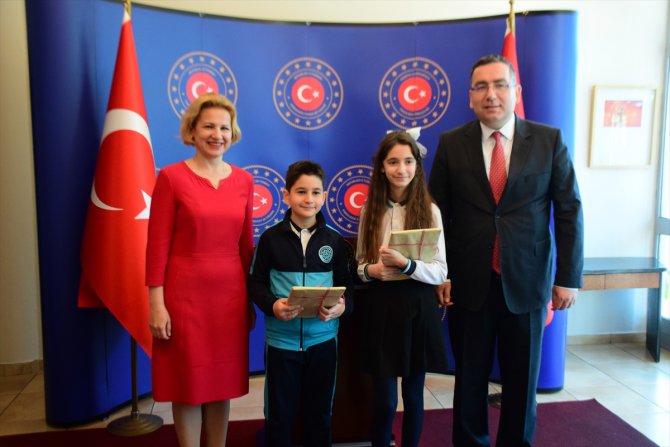 Türkiye'nin Tiran Büyükelçiliği'nde 23 Nisan Ulusal Egemenlik ve Çocuk Bayramı Töreni