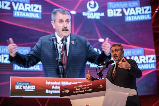BBP Genel Başkanı Destici, İstanbul Milletvekili Aday Tanıtım ve Bayramlaşma Programı'nda konuştu: