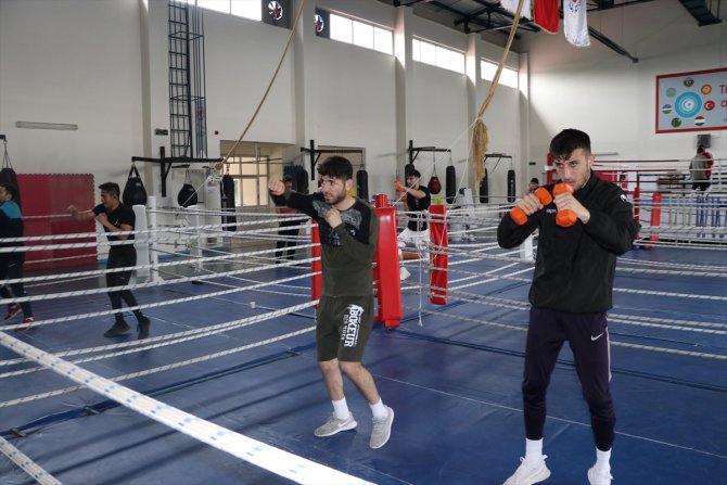 Erkek Boks Milli Takımı, Dünya Şampiyonası hazırlıklarını Kastamonu'da sürdürüyor