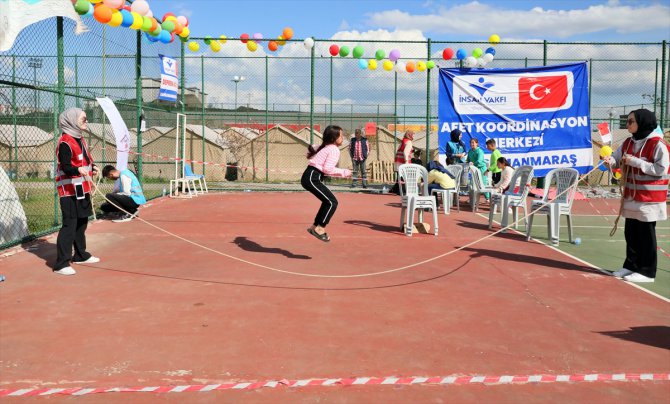 Kahramanmaraş'ta üç vakıf depremzede çocuklara yönelik etkinlik düzenledi
