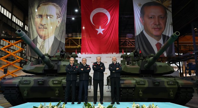 Cumhurbaşkanı Erdoğan Yeni Altay Tankının Testler için TSK’ya Teslimi Programı'nda konuştu:(1)