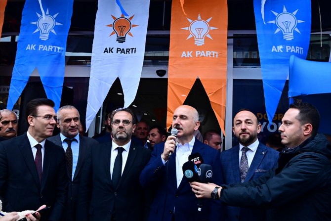 Bakan Karaismailoğlu, Vakfıkebir Seçim Koordinasyon Merkezi'nin açılışına katıldı: