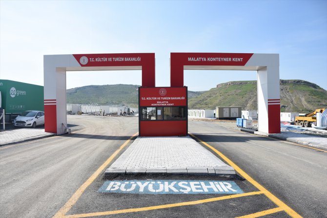 Kültür ve Turizm Bakanlığınca Malatya'da 1200 konteynerlik yaşam alanı kuruluyor