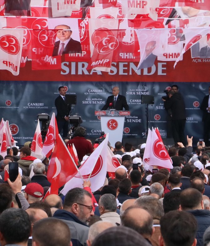 MHP Genel Başkanı Bahçeli, Çankırı'da konuştu:
