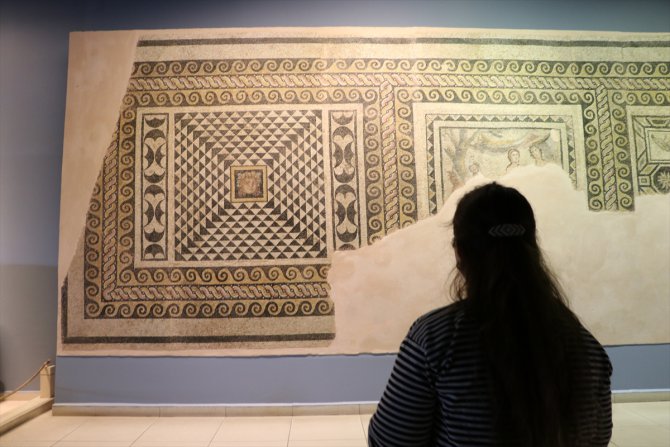 Zeugma Mozaik Müzesi'ni bayram tatilinde 2 bin 500 kişi ziyaret etti