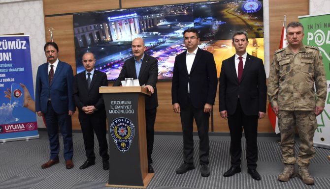 İçişleri Bakanı Soylu, Erzurum'da "Kökünü Kurutma Operasyonu"na ilişkin konuştu: (2)