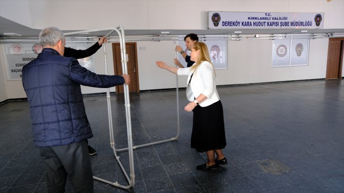 Sınır kapılarında oy verme işlemi için hazırlık yapılıyor