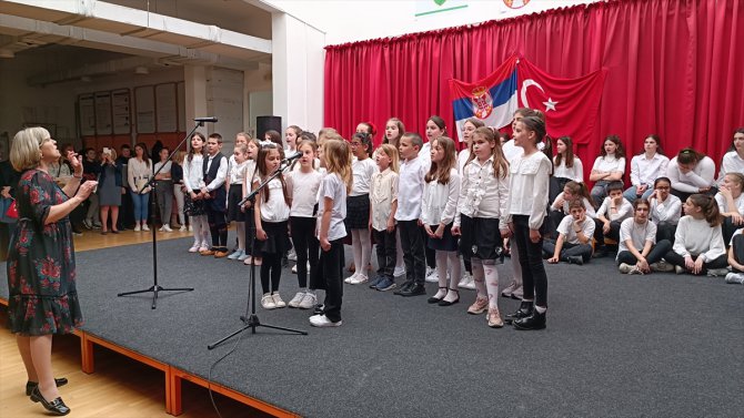 Sırbistan'da 23 Nisan Çocuk Şenliği düzenlendi
