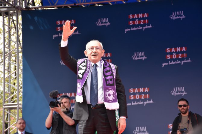 Cumhurbaşkanı adayı Kılıçdaroğlu, Afyonkarahisar'da konuştu: