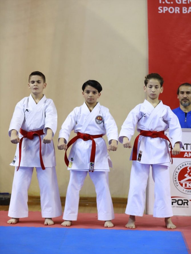 Minikler ve Yıldızlar Türkiye Karate Şampiyonası Denizli'de devam ediyor