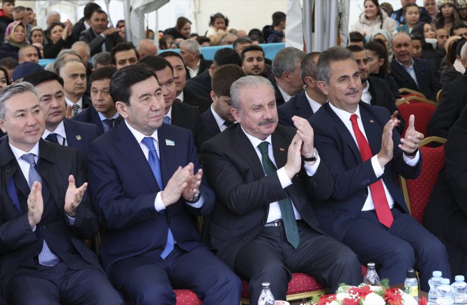 TBMM Başkanı Şentop, Türkiye-Kazakistan Dostluk Parkı'nın açılışında konuştu: