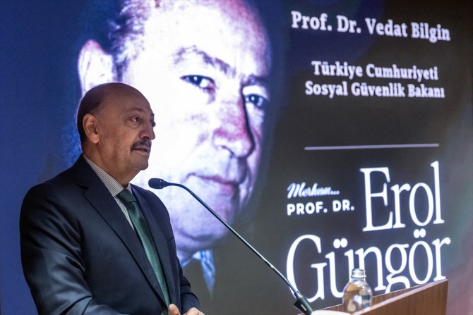 Bakan Bilgin, "Prof. Dr. Erol Güngör'ü Anma Toplantısı"na katıldı: