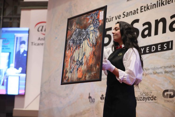 ATO'nun kalıcı konut kampanyasına sanattan 1 milyon liranın üzerinde destek