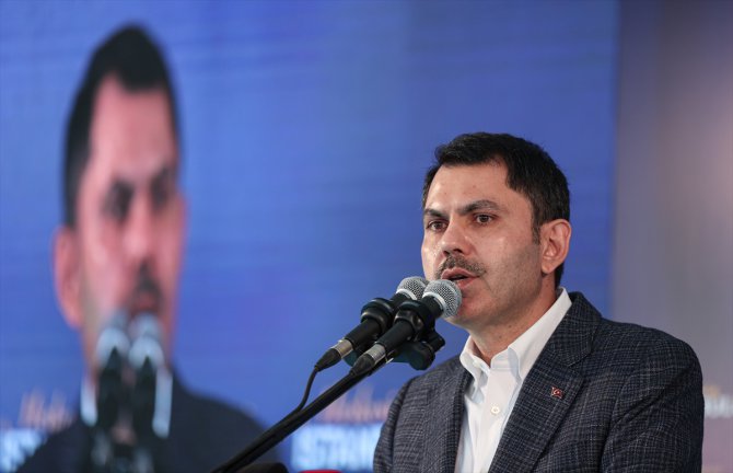 Bakan Murat Kurum, Kartal'da Çavuşoğlu Sanayi Sitesi'nde konuştu: